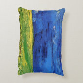 曇った空の下の小麦畑ビンセント・ヴァン・ゴッホ アクセントクッション (裏面(縦))