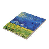 曇った空の下の小麦畑ビンセント・ヴァン・ゴッホ タイル (側面)