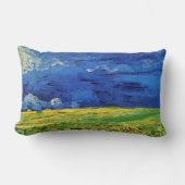 曇った空の下の小麦畑ビンセント・ヴァン・ゴッホ ランバークッション (正面)
