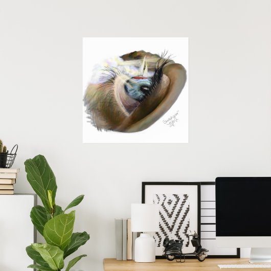 曇った視力 ポスター (ホームオフィス)