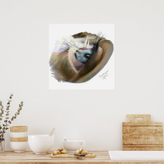 曇った視力 ポスター (キッチン)