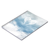 曇った青空の天使の翼 ノートブック (左側)