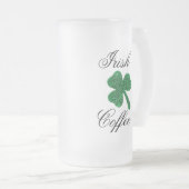 曇らされたアイリッシュコーヒーのマグ フロストグラスビールジョッキ (正面右)