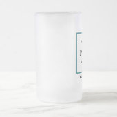 曇らされたガラスのマグ2 フロストグラスビールジョッキ (中央)