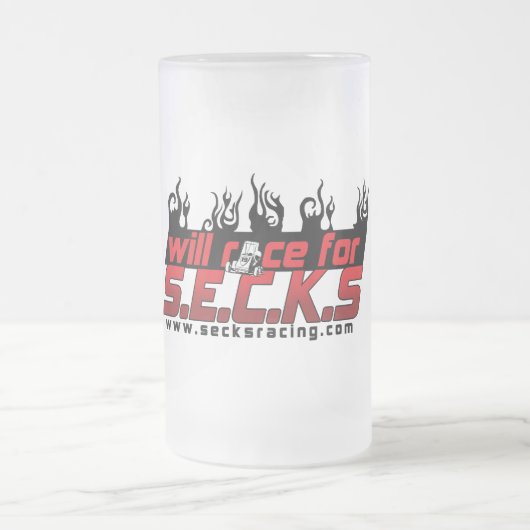 曇らされたガラスのマグ フロストグラスビールジョッキ (中央)