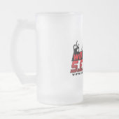 曇らされたガラスのマグ フロストグラスビールジョッキ (左)