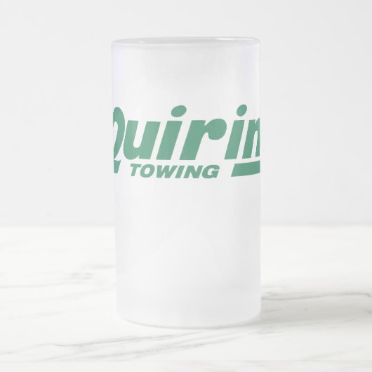 曇らされたガラスのマグ フロストグラスビールジョッキ (中央)