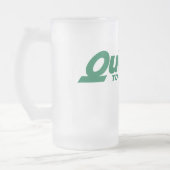 曇らされたガラスのマグ フロストグラスビールジョッキ (左)