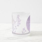 曇らされたガラスのマグ-日本人の春 フロストグラスマグカップ (中央)