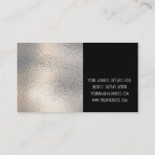 曇らされたガラスの名刺 名刺 (裏面)