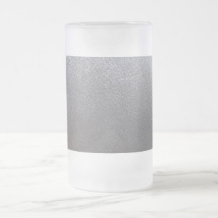 曇らされたガラスの芸術家は銀製のレザールックを作成しました フロストグラスビールジョッキ
