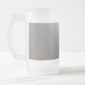 曇らされたガラスの芸術家は銀製のレザールックを作成しました フロストグラスビールジョッキ (左)