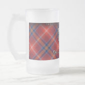 曇らされたガラスステイン-私はLichtie赤いファンです! - フロストグラスビールジョッキ (左)