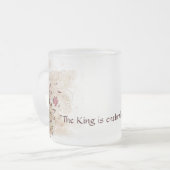 曇らされたコーヒー・マグ フロストグラスマグカップ (正面左)