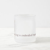 曇らされたコーヒー・マグ フロストグラスマグカップ (中央)