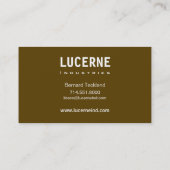 曇らされたシェブロンカスタムなデザイナー名刺 名刺 (裏面)