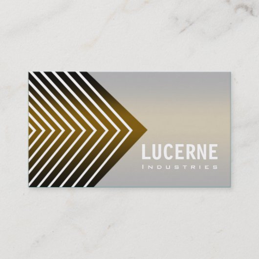 曇らされたシェブロンカスタムなデザイナー名刺 名刺 (正面)