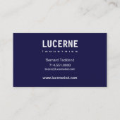 曇らされたシェブロンカスタムなデザイナー名刺 名刺 (裏面)