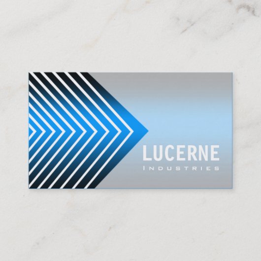 曇らされたシェブロンカスタムなデザイナー名刺 名刺 (正面)