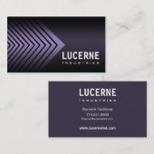 曇らされたシェブロンカスタムなデザイナー名刺 名刺 (正面/裏面)