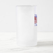 曇らされたトラック運転手のマグ フロストグラスビールジョッキ (中央)