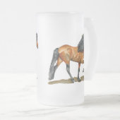 曇らされたマグのまわりの動きの~の覆いのTolt フロストグラスビールジョッキ (正面右)