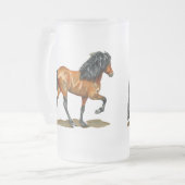 曇らされたマグのまわりの動きの~の覆いのTolt フロストグラスビールジョッキ (正面左)