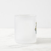 曇らされたマグの中のガラスカエル フロストグラスマグカップ (中央)