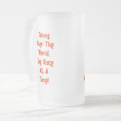 曇らされたマグを競争させるKGB フロストグラスビールジョッキ (正面左)