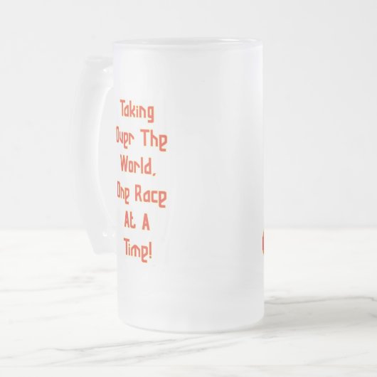 曇らされたマグを競争させるKGB フロストグラスビールジョッキ (正面左)