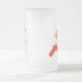 曇らされたマグを競争させるKGB フロストグラスビールジョッキ (中央)