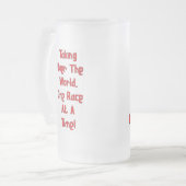 曇らされたマグを競争させるKGB フロストグラスビールジョッキ (正面左)