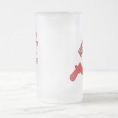 曇らされたマグを競争させるKGB フロストグラスビールジョッキ (中央)