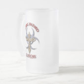 曇らされたマグ フロストグラスビールジョッキ (正面左)