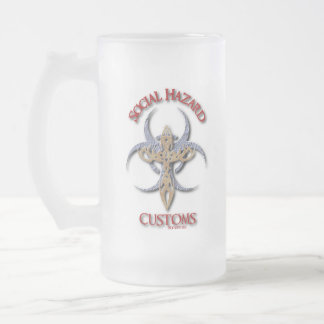 曇らされたマグ フロストグラスビールジョッキ