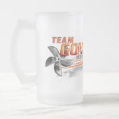 曇らされたマグ フロストグラスビールジョッキ (左)