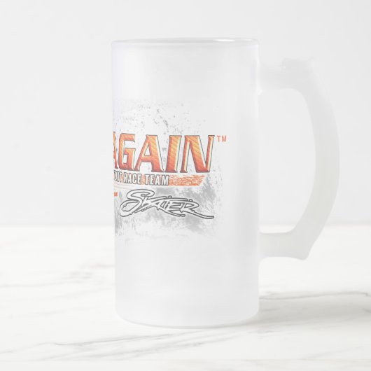 曇らされたマグ フロストグラスビールジョッキ (右)