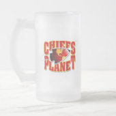 曇らされたマグ フロストグラスビールジョッキ (左)