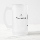 曇らされたマグ-悲しい新郎上のゲーム フロストグラスビールジョッキ (左)