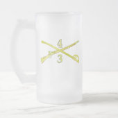 曇らされた侵入者のマグ フロストグラスビールジョッキ (左)