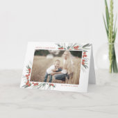 曇らされた果実の写真の挨拶状 カード (正面)