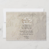 曇らされた結婚式招待状 招待状 (裏面)