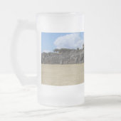 曇らされた473のmlの曇らされたガラスのマグ フロストグラスビールジョッキ (左)