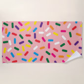 曇らされるいちごはビーチタオルを振りかけます ビーチタオル (正面)