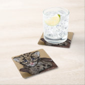 曇らせていたヒョウカブス スクエアペーパーコースター (インサイチュ)