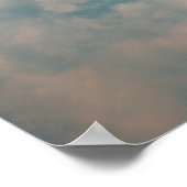 曇りと青の空の背景の要約、空気、領域、 ポスター (角)