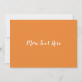 曇りのある日のフィールドと山の招待カード 招待状 (裏面)