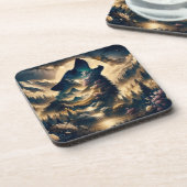 曇りの夜に狼が月でハウリング コースター (左側)