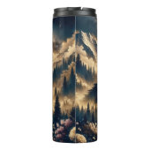 曇りの夜に狼が月でハウリング タンブラー (裏面)