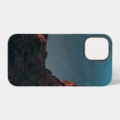 曇りの日のブラウンマウンテン iPhoneケース (裏面横)